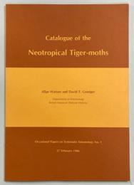 Catalogue of the neotropical tiger-moths
