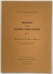 国立科学博物館専報2号　対馬(一部壱岐を含む)の自然史科学的総合研究(1)