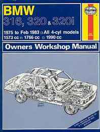 BMW 316, 320 and 320i 1975-83 (Owners Workshop Manual)