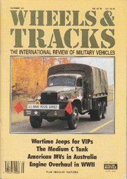 WHEELS & TRACKS: THE INTERNATIONAL REVIEW OF MILITARY VEHICLES: NUMBER 43　( ホイールとトラックの画像：軍用車両の国際レビュー：番号43)