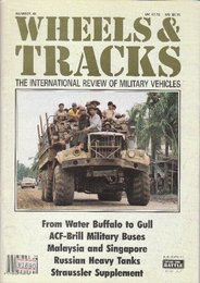 WHEELS & TRACKS: THE INTERNATIONAL REVIEW OF MILITARY VEHICLES: NUMBER 44　( ホイールとトラックの画像：軍用車両の国際レビュー：番号44)