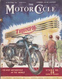 THE MOTOR CYCLE　NO..28　 1952