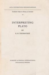Interpreting Plato  Acta Universitatis Stockholmiensis. Stockholm studies in history of literature 17