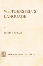 Wittgenstein's Language