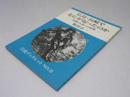 広島・長崎でなにが起ったのか  原爆の人体への影響　岩波ブックレット8