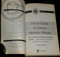 【洋書】The Q Guide to Classic Monster Movies　古典的なモンスター映画の Q ガイド