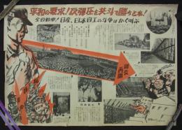 [ポスター]　「平和の要求！反弾圧を共斗で勝ちとれ！　全自動車！日産、日本自工の斗争はかく叫ぶ」