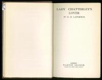 Lady Chatterley’s Lover. 「チャタレイ夫人の恋人」