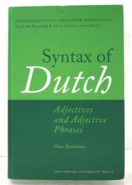 Syntax of Dutch. Adjectives and Adjective Phrases.