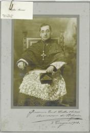 ベネディクトゥス15世 (ローマ教皇) 自筆署名入写真　Signed Photograph of Pope Benedict XV. Original autograph.