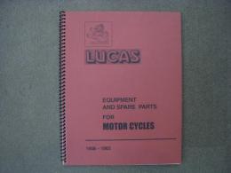 洋書　LUCAS　EQUIPMENT AND SPARE PARTS FOR MOTORCYCLES 1958-1962