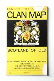 Bartholomews Clan Map of "Scotland of Old"