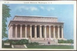 絵葉書　W 116 Lincoln Memorial, Washington, D. C.