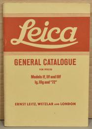 (英文)復刻版ライカ公式カタログ　1f, 2f, 3f, 1g, 3g, 72【Leica General Catalogue For 1955/58 Models 1f, 2f, and 3f  1g, 3g, and "72"】