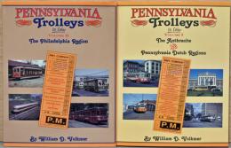 (英文)ペンシルバニア路面電車　Vol.1＆2【Pennsylvania Trolleys in Color Volume 1 & 2 The Philadelphia Region】