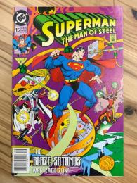 SUPERMAN: THE MAN OF STEEL #015 THE BLAZE / SATANUS WAR PART 3 【アメコミ】【原書コミックブック（リーフ）】