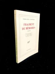 Fragment de mémoires, 1940-1941