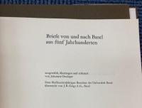 Briefe von und nach Basel (5世紀のバーゼル発着の手紙）