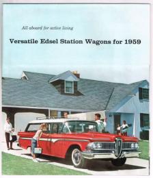 All aboard for active living Versatile Edsel Station Wagons foe 1959 　エドセルステーションワゴン・カタログ