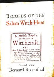 セイレムの魔女狩りの記録（英）　RCORDS OF THE SALEM WITCH-HUNT