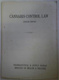 CANNABIS CONTROL LAW(ENGLISH EDITION)