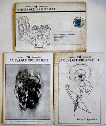 「JAMES JOYCE BROADSHEET」No.1,6,7（3部）1980年