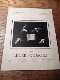 the lener quartet wigmore hall 1939年　プログラム