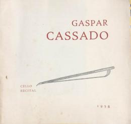 ガスパール・カサド　Gaspar Cassado　　【来日公演プログラム】