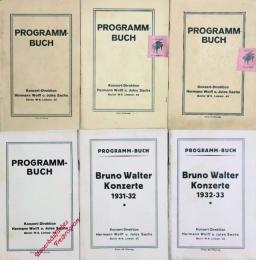 (独)ブルーノ・ワルターコンサートプログラム 14冊