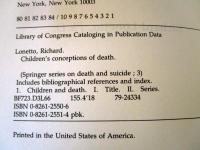 Children's conceptions of death
