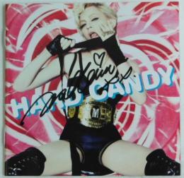 マドンナ自筆サイン入CDジャケット 「HARD CANDY」Madonna