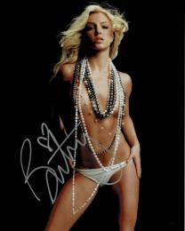 ブリトニー・スピアーズ自筆サイン入写真　Britney Spears