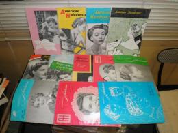 American  Hairdresser 1951年7月～1952年6月　洋雑誌計12冊　少難少痛有

