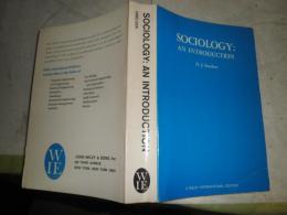 sociology an introduction   N.J.smelser  ペーパーバック　ヤケシミ汚有　