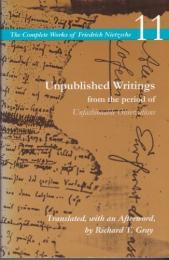 Unpublished writings from the period of Unfashionable observations