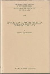 Eduard Gans and the Hegelian philosophy of law