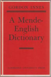 A Mende-English dictionary