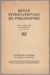 La philosophie du langage : les précurseurs au XVIIIe siècle.
