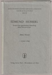 Edmund Husserl : versuch einer systematischen Darstellung seiner Phänomenologie