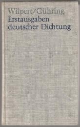 Erstausgaben deutscher Dichtung : eine Bibliographie zur deutscher Literatur, 1600-1960.