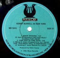 LPレコード　ケニー・バレル／Kenny Burrell～In New York　US盤
