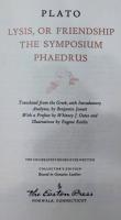 PLATO : Dialogues on Love and Friendship LYSIS, OR FRIENDSHIP THE SYMPOSIUM PHAEDRUS ： The Collector's Library of FAMOUS プラトン