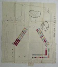 各館内列品位置分割略図　（上野公園第一回内国勧業博覧会）