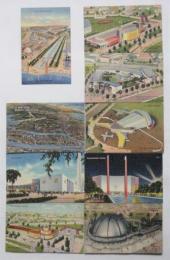 ニューヨーク万国博覧会1939 色刷絵葉書　9種