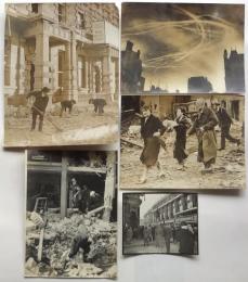 第二次世界大戦ロンドン空襲古写真 他　5枚