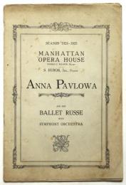 ANNA PAVLOWA　Manhattan Opera House　Season 1924-1925