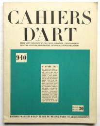 CAHIERS D'ART　6 année 9-10 1931