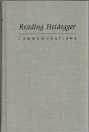 Reading Heidegger : Commemorations 