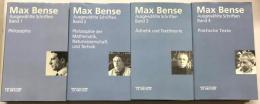 Max Bense : Ausgewählte Schriften in vier Bänden