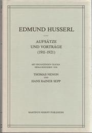 Aufsätze und Vorträge (1911-1921)